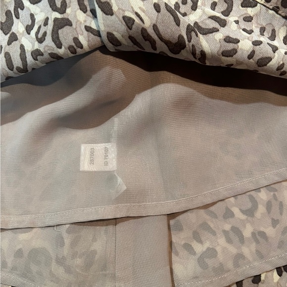 Loft Cheetah Print Dress (missing tie belt) Size 12 - Picture 14 of 16